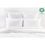 A1 Home Collections Sterilized 95% 5% Down Pillow Insert 20 x 20 Organic Cotton Shell Feather Fill - BPE5MWXEE