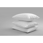 A1 Home Collections Sterilized 95% 5% Down Pillow Insert 20 x 20 Organic Cotton Shell Feather Fill - BPE5MWXEE