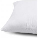 CABAX Premium Square Sham Stuffer Hypo-Allergenic Poly Pillow Form Insert White 18 L x 18 W 4 Pack-1 - BZ9OKT5NV