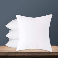 Emolli 18 x 18 Pillow Inserts Set of 4 Throw Pillow Inserts Premium Stuffer Down Alternative,Super Soft Microfiber Filled Decorative Pillow Cushion - B6SRCGDQ2