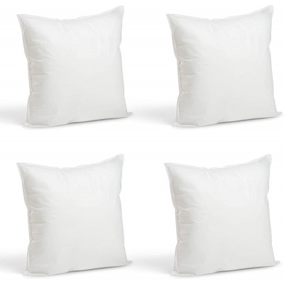 Foamily Throw Pillows Insert Set of 4-16 x 16 Insert for Decorative Pillow Covers Made in USA Bed and Couch Pillows - BJ3QIMFAZ