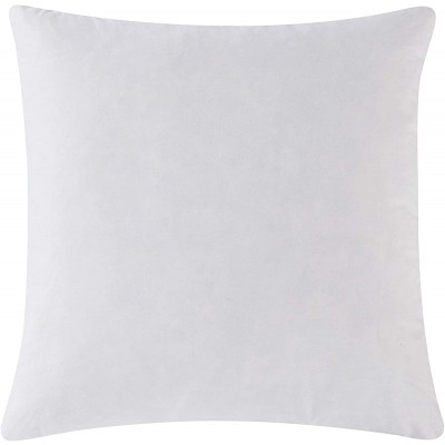 HOMESJUN Feather and Down Pillow Insert 30x30 Square Decorative Throw Pillow Insert 100% Cotton White - BMYM1SSF5