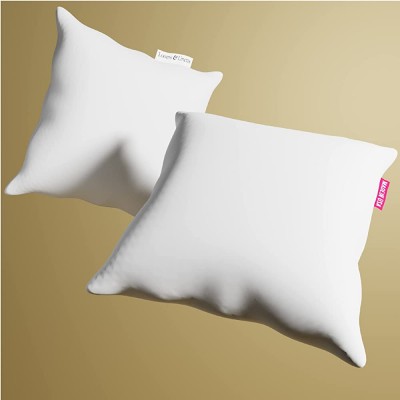 Looms & Linens Throw Pillow Inserts Set of 2 Square Pillow Inserts 28x28 inch Made in USA - BNMSXD07J