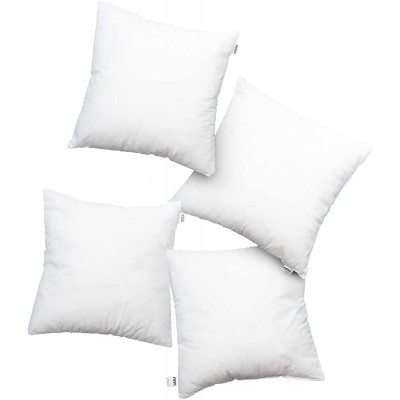 Nestl Plain Throw Pillows 28"x28" Inches Decorative Pillow Insert Square Throw Pillow Inserts 4 Pack Premium Down Alternative Polyester Pillow Cushion Sham Stuffer for Couch Sofa Bed Set of 4 - BI08I24NZ