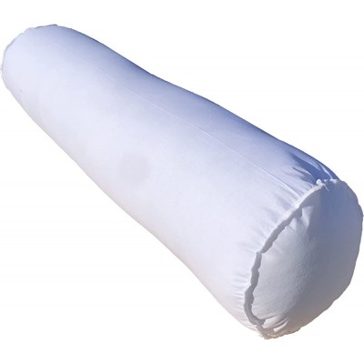 Pillowflex 8 Inch Bolsters Pillow Form Inserts for Shams 8 Inch by 38 Inch Bolster - BQ21L24IB