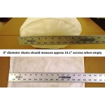 Pillowflex 9 Inch Bolsters Pillow Form Inserts for Shams 9 Inch by 36 Inch Bolster - BADN84W0X