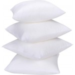 Ramanta Home Throw Pillow Insert 12x12 Inches Set of 2 Decorative Square Pillow Inserts for Bed and Couch - BK017MQX8