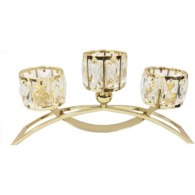 Adore the Decor 3 Arm Gold Crystal Candelabra 8 - BHE9D9JHB