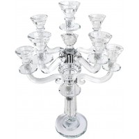 D Judaica Crystal Candelabra with Stones 9 Arms Home Decor Candle Holder 18.11 - BKCKN3ZAL