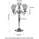 Efavormart 25 Tall Candelabra Chandelier Crystal Votive Candle Holder Wedding Centerpiece - B39SCB9M3