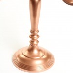 Koyal Wholesale 5 Arm Metal Candelabra Candle Holder Centerpiece 12-Inch Copper - BGA8VGFSY