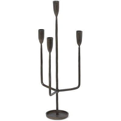 Park Hill Collection EAB06080 Primitive Iron Candelabra 23-inch Height - B1CF1UGW2
