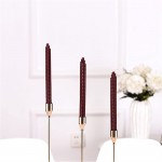 WYBFZTT-188 Metal Candle Holders Wedding Candle Holders Romantic Aroma Candle Holders Set Dining Table Home Decoration Color : Gold Size : 3P-One - BKT2PGV93