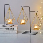 YMXDHZ Table Decoration Candle Holder Metal Iron Romantic Household Candle Light Dinner Candle Holder Decoration Props Color : B Size : One - BC110JAY1