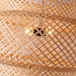 Demeanor LED Chandeliers Japanese Style Tatami Bamboo Woven Pendant Light Rattan Wicker Bamboo Bamboo Lampshade Hand-Woven Ceiling Light Suitable for Tea House Cafe Lighting Size : 40cm - BGS0JGNI6
