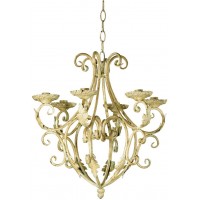 Gifts & Decor Wrought Iron Royalty's Candleholder Chandelier - B7F82IUMI
