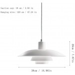 JQIONG PH3 4 Nordic Bedroom Bedside Chandeliers Creative Personality Study Living Room Balcony Single Head Aluminum Pendent Lamp Modern Minimalist Kitchen Dining Room Chandeliers - B3AY0HQ0V