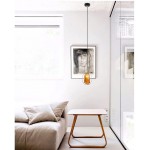 JQIONG Simple Study Living Room Chandeliers Creative Personality Kitchen Island Dining Room Glass Pendent Lamp Fashion Bedroom Bedside Pendant Light Nordic Style Hotel Bar Small Chandelier - B4WXSUOJP