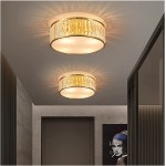 LED Modern Chandelier Lamp LED Crystal Ceiling Light Modern Copper Indoor Lighting Fixture Home Decoration Round Ceiling Lamps Compatible with Living Room Bedroom,Modern LED Chandelier ,hallway light - BKD06F1TE