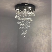 LED Modern Chandelier Lamp Long Crystal Chandelier Compatible with Living Room Staircase Lobby Modern Indoor Lighting Large LED Lamp Luxury Home Decor Lustre,Modern LED Chandelier ,hallway light - BHXCTFQ8C