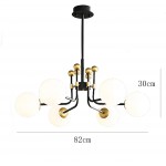LFFDFS 6,Home Lights Color : Black and Gold Size : 82 * 30cm - BAHMDSVZ5