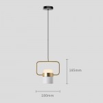 ZNLHJ Modern Minimalist Vertical Chandelier丨TV Sofa Background Wall Dining Room Bedroom Bedside Cafe Bar Table Study Combination Small Chandelier Suitable for Indoor Lighting - BPHZLAGVD