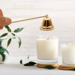 AIEVE Candle Snuffer Candle Extinguisher Candle Accessories Wick Snuffer Accessory with Long Handle for Putting Out Nest Candles Flame Candle Making Scented Candles Aromatherapy Candles Jar Candles - BH5WN8FU2
