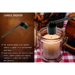 Candle Snuffer Jasie.W Candle Snuffers Matte Black Wick Snuffer Candle Accessory with Rotatable Snuffer and Long Handle for Extinguishing Candle Flame Safely Cylinder Matte Black - BZ5ET0DDR