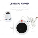 Eutuxia Candle Warmer for Home & Office Set of 2 Great for Warming Up Cups Coffee Mugs & Beverages on Desks Tables & Countertops. Electric Heated Plate Warms Quickly Enjoy Hot Drinks on Cold Days - BR454Z2OI