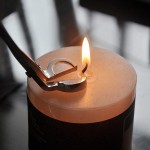 NANAOUS Candle Wick Trimmer Trimmer Wick Clipper Candle Wick Cutter of Stainless Wick Clipper Scissor Candle Tool for Candle LoversSilver - B9IH9GW8Z
