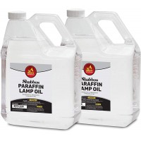 Ner Mitzvah 1 Gallon Paraffin Lamp Oil Clear Smokeless Odorless Clean Burning Fuel for Indoor and Outdoor Use Shabbos Lamp Oil 2 Pack - BGCOHPVNP