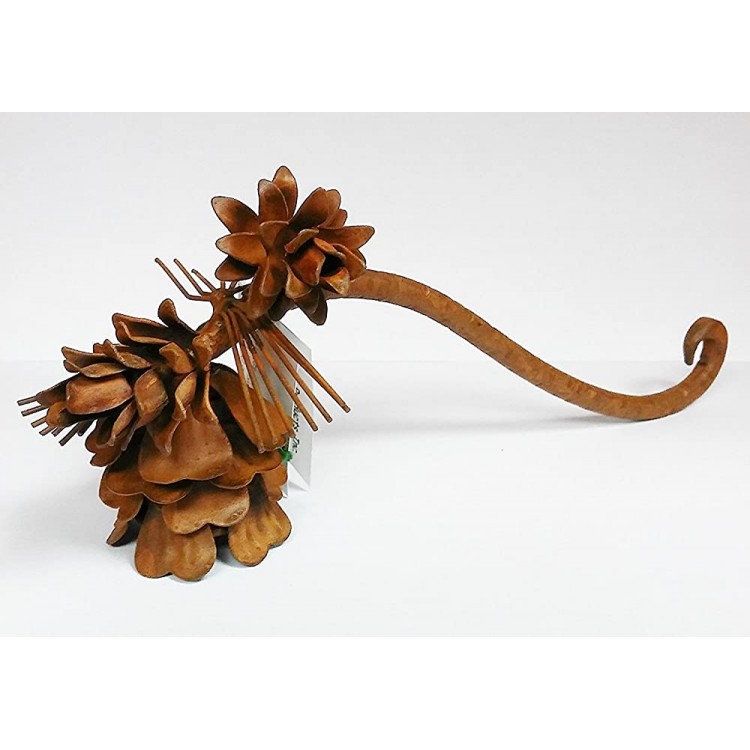 rustic Pine Cone Candle Snuffer metal 8.5 long pinecone - BFT17MH41