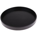 LoveinDIY Wooden Tray Tray Decorative Plate Decoration Tray Decoration Accessories for Model Kit Black 33x2cm - BCEYC88DT