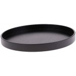 LoveinDIY Wooden Tray Tray Decorative Plate Decoration Tray Decoration Accessories for Model Kit Black 33x2cm - BCEYC88DT