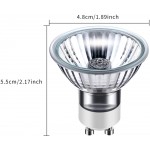 25 Watt Replacement Bulb for Candle Warmer GU10 Halogen Light Bulbs with MR16 Light Bulb Glass Cover Gu10 120 Volt 25 W 4 - B68UMT25S