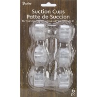Darice Clear Suction Cups for Candle Lamps 6 Pack - B2V2GX19H