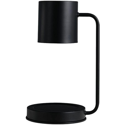 Melting Wax Lamp Candle Warmer Adjustable Top Down for Bedroom Home Black - B0XDNKWY3