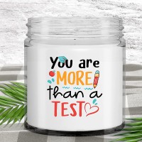 You Are More Than A Test Score Test Day Teacher Candle - B8MRFJYVP