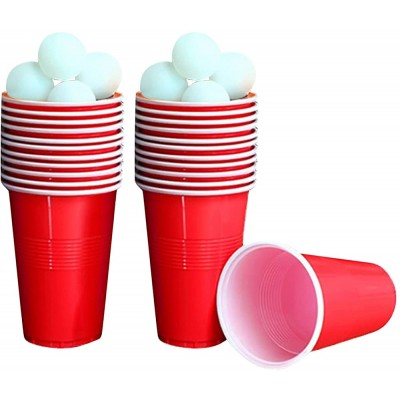 Beer Pong Vertical Beer Pong Saves Space Wood Wall Mounted Home Decor Oktoberfest Family Party Game Darts Table Tennis Elevated Throwing Game Free Pong Red - BOX6CFFH6