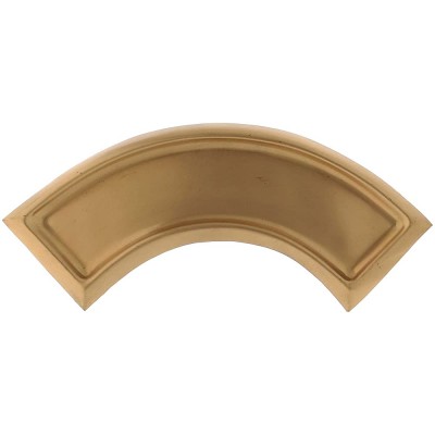Holyart Arch-Shaped Candle Holder Plate in matt Gold-Plated Brass - BX9YX8BYY