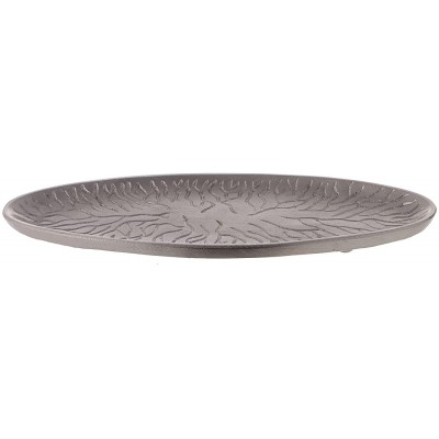 Holyart Oval Candleholder Plate with Roots 17x7 cm - BYT0Q8HLH