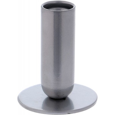 Tube-Shaped Candle Holder in Nickel-Plated Iron 8 cm - BXMHX7HW8