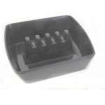 DINY Home & Style Set of 6 Square Plastic Cigarette Tabletop 3.75 inch x 3.35 inch Ashtrays - B5WEV4FGU