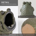 HEER Ceramic Ashtray for Cigarettes Cute Funny Toad Frog Shape Ash Tray Set for Indoor Outdoor Windproof Desktop Smoking Ash Holder for Smokers Vintage Cool Home Office Decoration. - B3RRXHADE