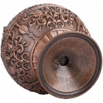 Kadimendium Ashtray Travel Car Ashtray Metal Vintage Style Round Ball for Outdoor Indoor Use for Home Decoration for Gift DecorationCopper Castle - BUS5K72RQ