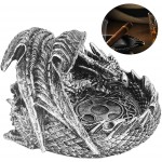 Rosvola Home Ashtrays Cool Ashtrays Scale Carvings Pterosaurs Design for Indoor for Office for Outdoor - BFDAYO9YJ