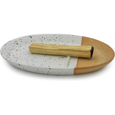Bursera Terracotta Plate Tree Planted with Every Order Oval Smudging Plate for White Sage Palo Santo Sticks Decorative Plate Smudge and Jewelry Plate - BRFS9NI6O