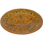Ceramic Plates Handmade Moroccan Plate Serving 12 Inches Decorative Bowl - BNWLFA72O
