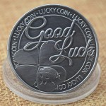 HARPIMER Lucky Coin Good Luck Sentimental Good Luck Coins Engraved Message Keepsake Gift Set Charm - BVS14QNZT