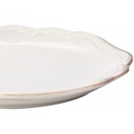 Lenox White French Perle Bead Accent Plate 1.25 LB - BX0KROKAF